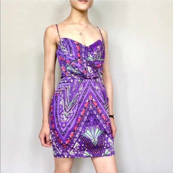 Mara Hoffman Dresses & Skirts - Mara Hoffman Ruched Sweetheart Mini Dress Size 4